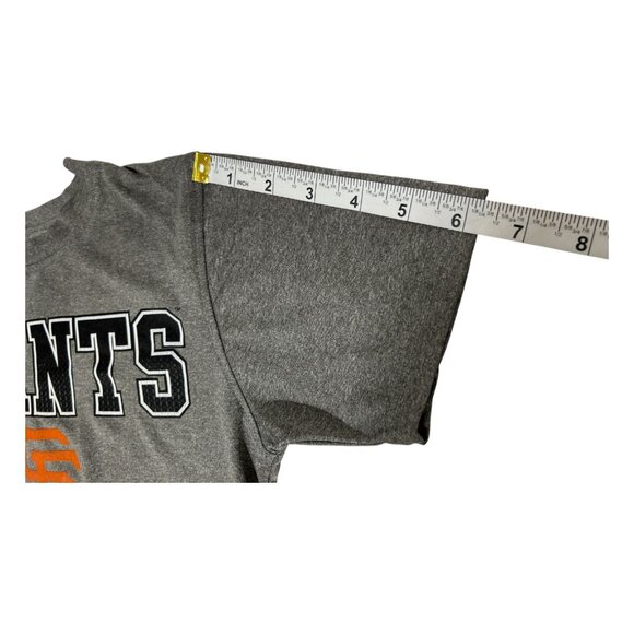 San Francisco Giants Boys Size S 6/7 T-Shirt Gray Short Sleeve Athletic Baseball - Picture 12 of 12